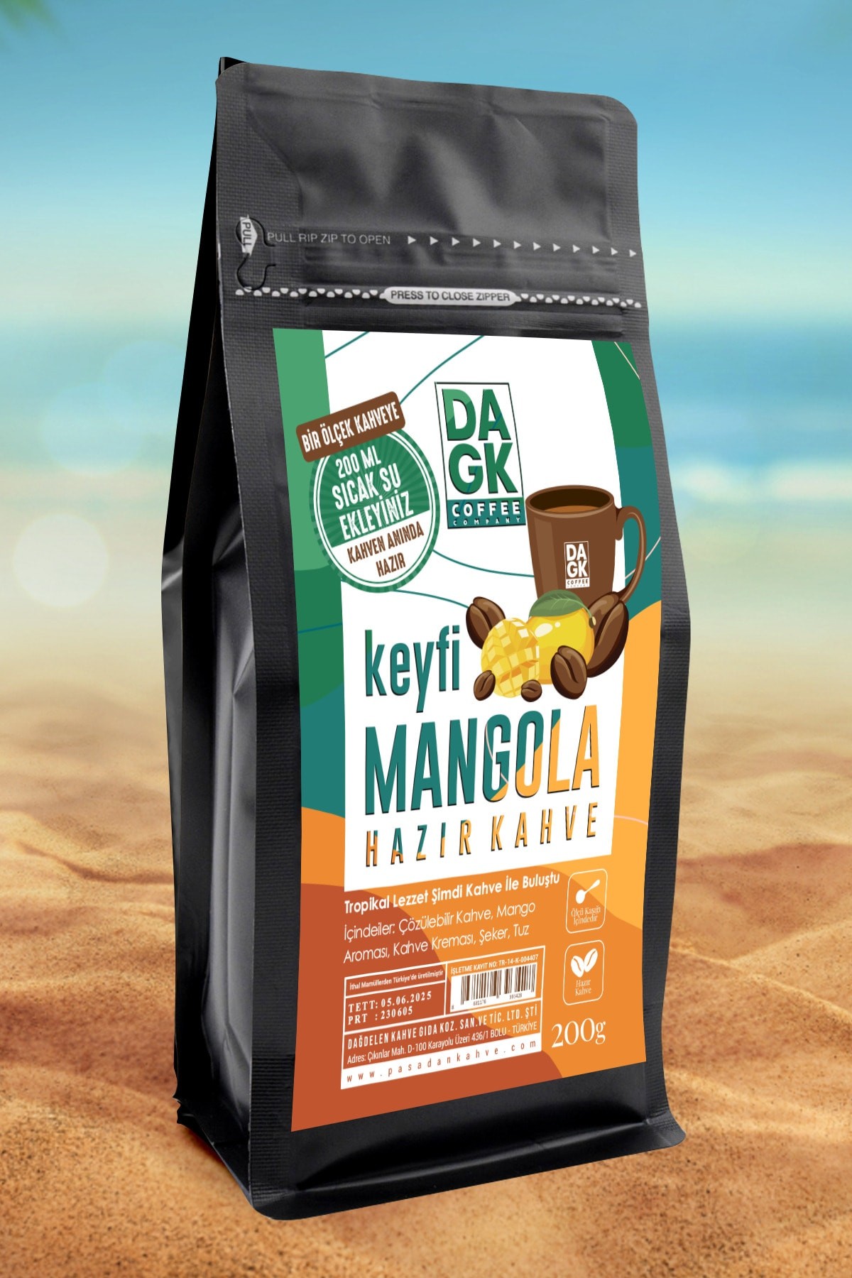 Hazır Kahve Mango Aromalı 200g