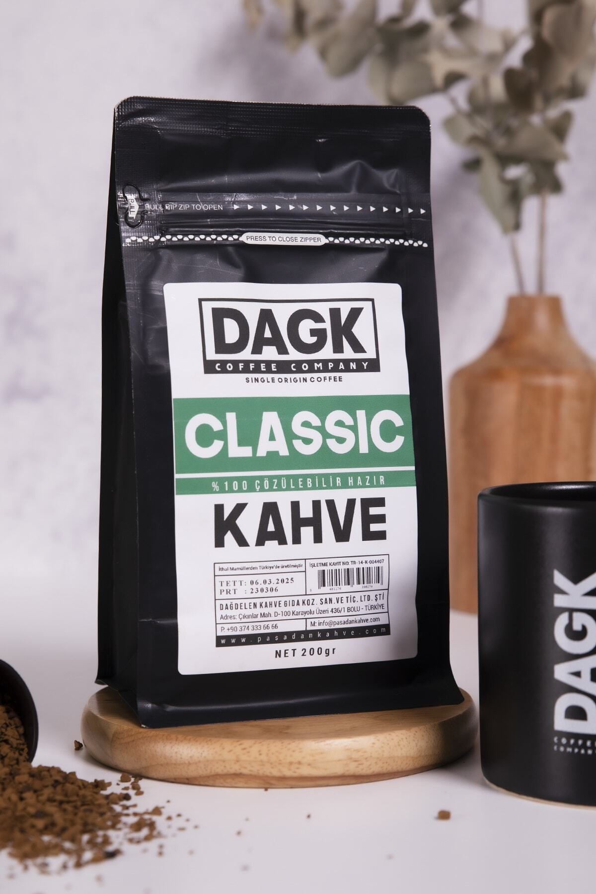 Classic Kahve 200 gr (GARNÜL ÇÖZÜNEBİLİR)
