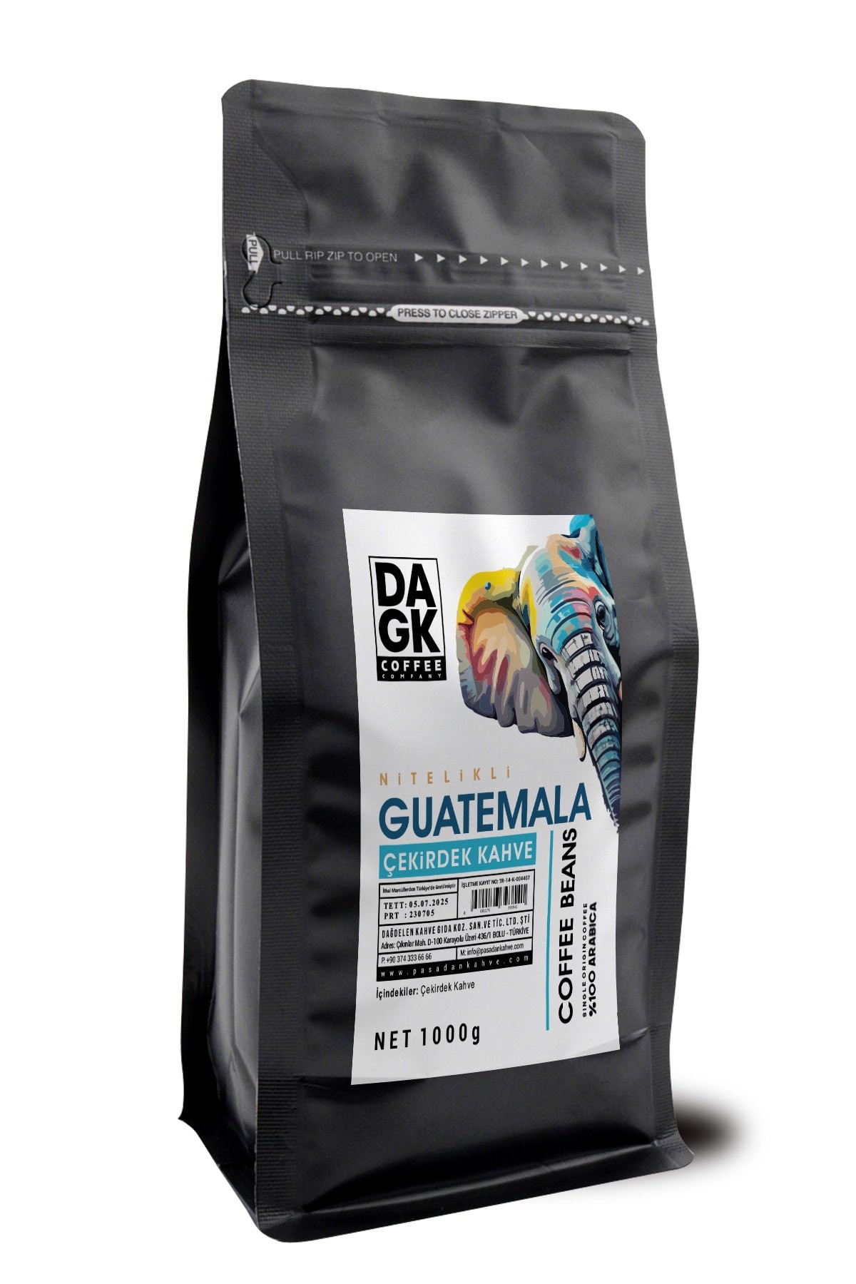 Guatemala Çekirdek Kahve 1000g (%100 Arabica)