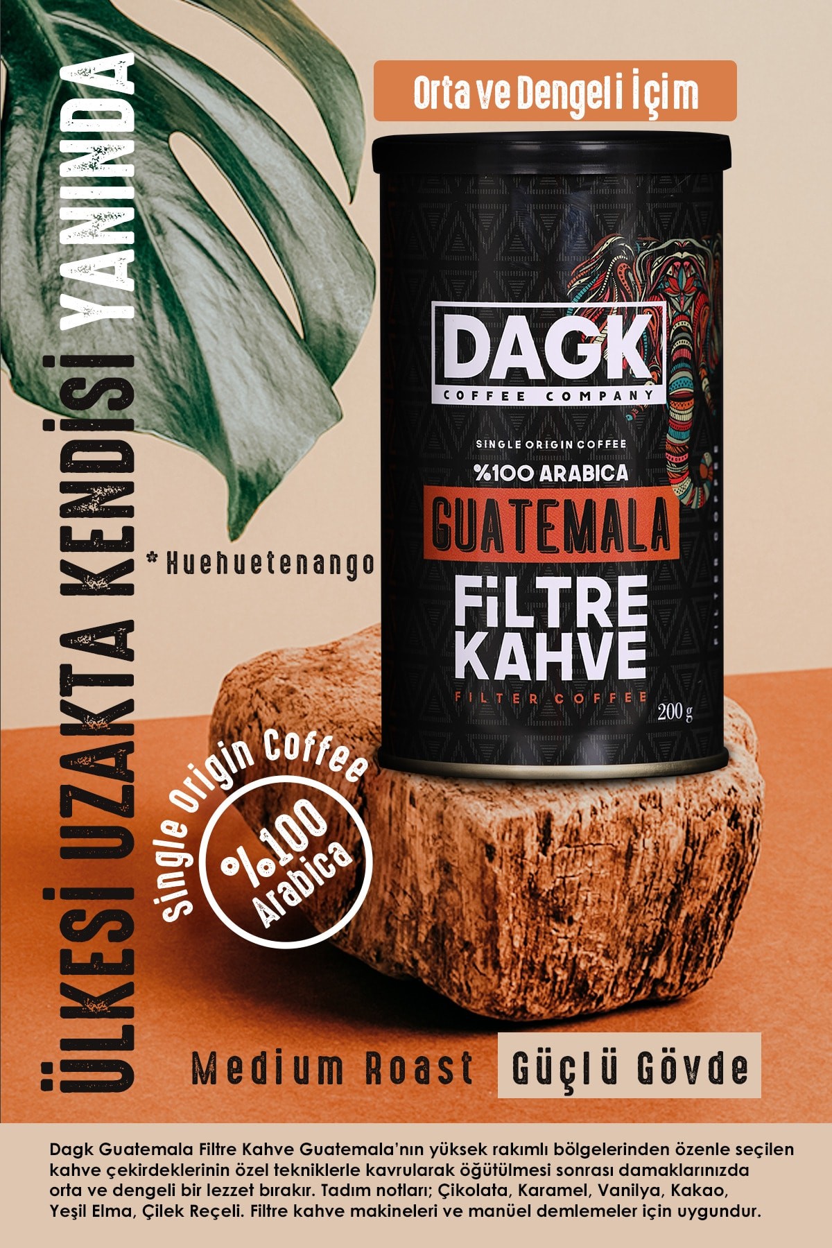 Guatemala Filtre Kahve 200g Tnk (ÖĞÜTÜLMÜŞ)