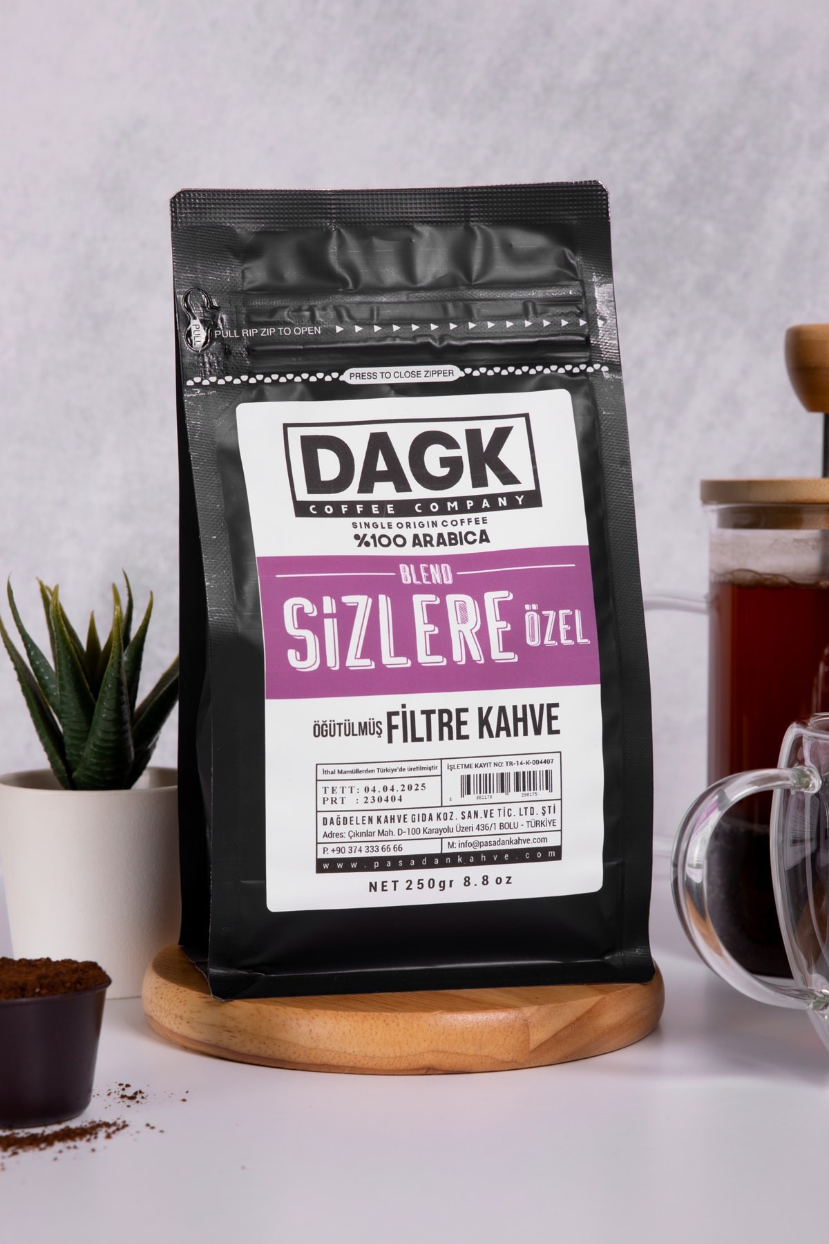 Sizlere Özel Filtre Kahve 250g Öğütülmüş