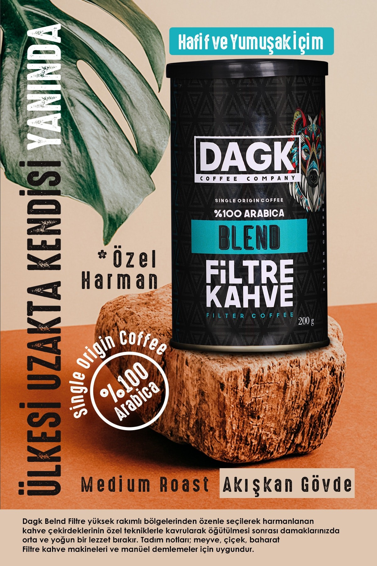 Filtre Kahve Blend 200g Tnk (ÖĞÜTÜLMÜŞ)