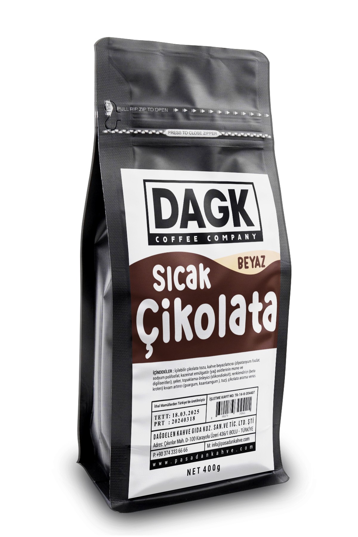 Beyaz Sıcak Çikolata 400g