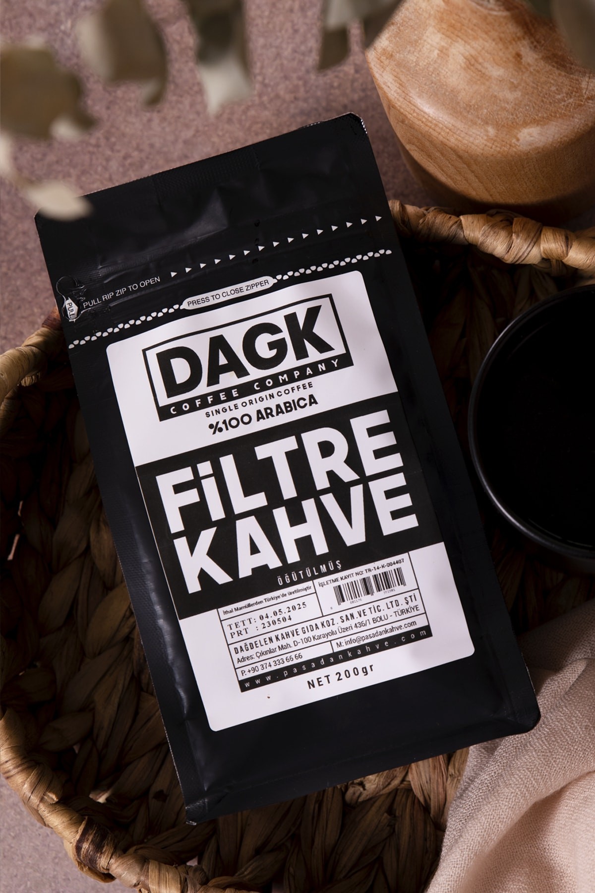 Filtre Kahve 200gr Öğütülmüş