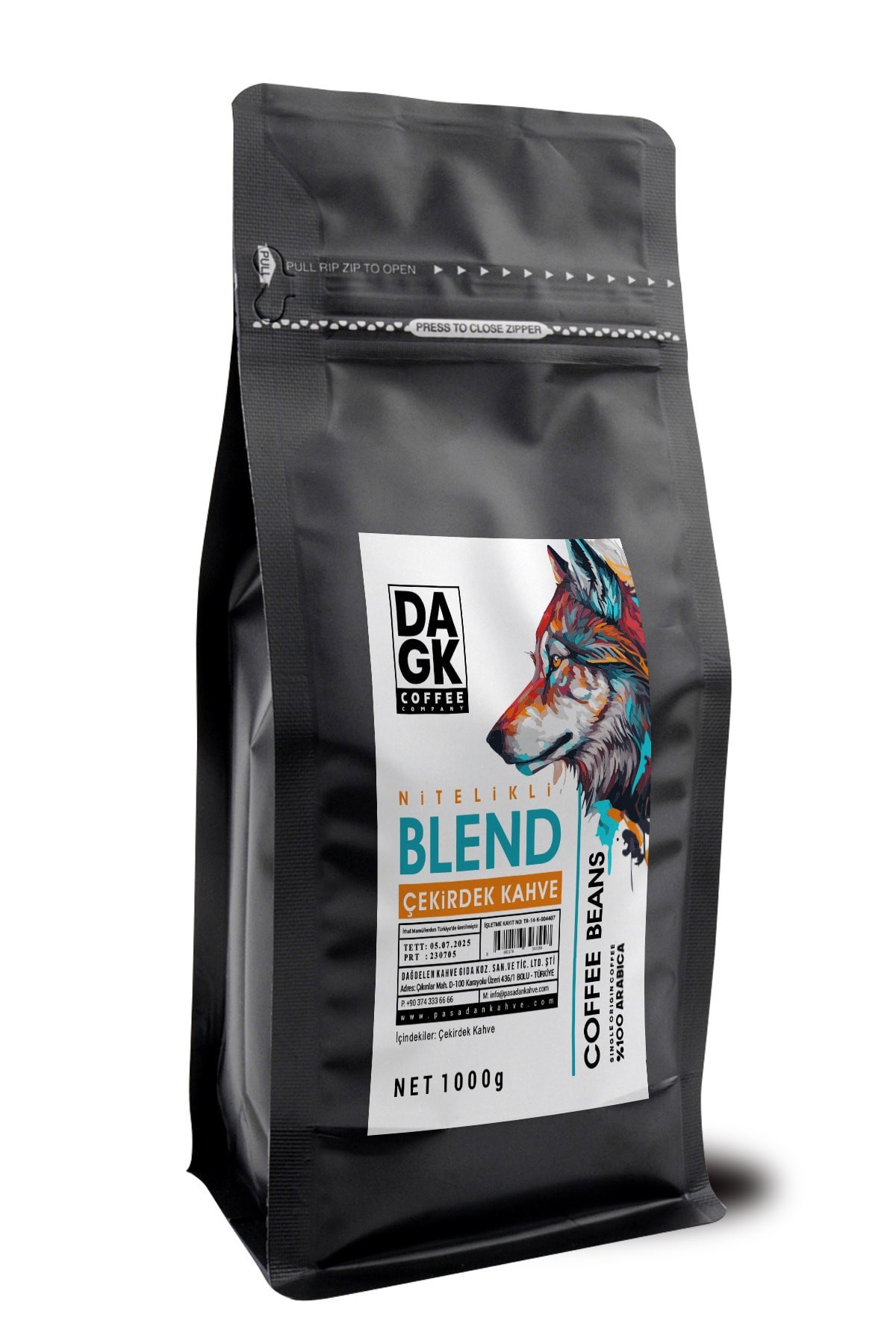 Blend Çekirdek Kahve 1000g (%100 Arabica)