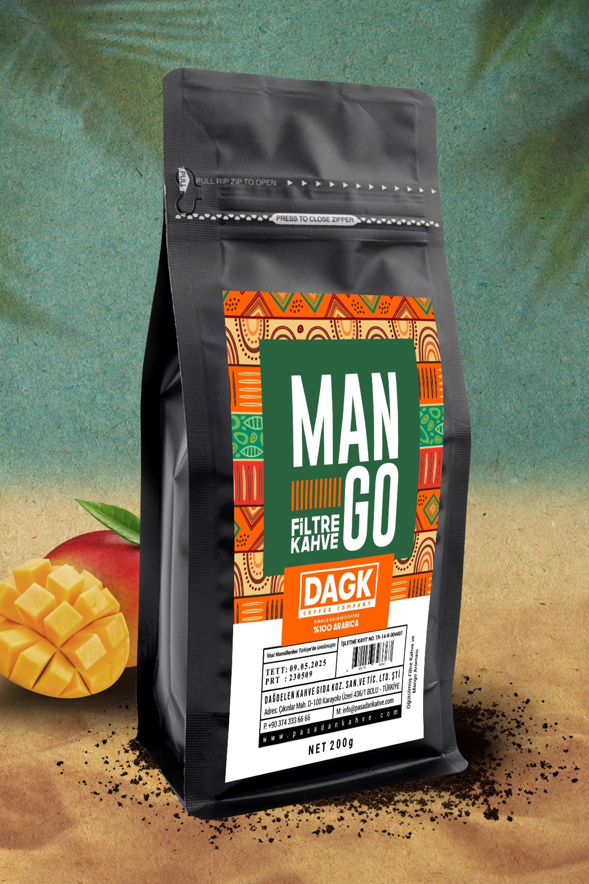 Filtre Kahve Mango Aromalı 200 gr