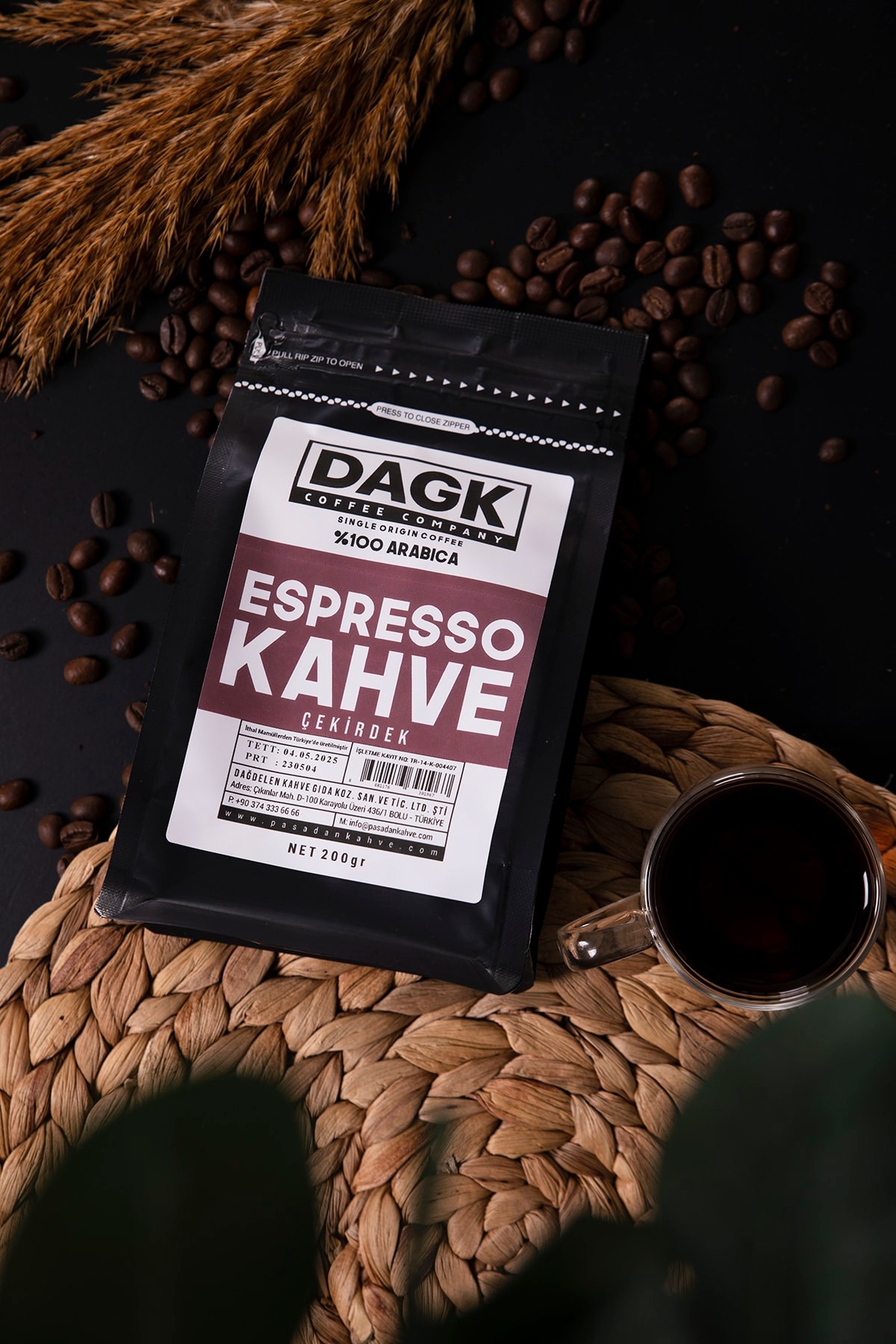 Espresso Çekirdek Kahve 200gr