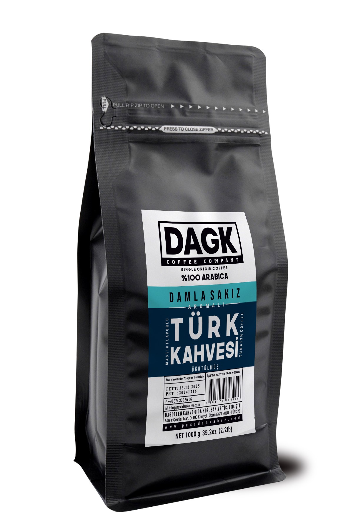Damla Sakızlı Türk Kahvesi 1000g