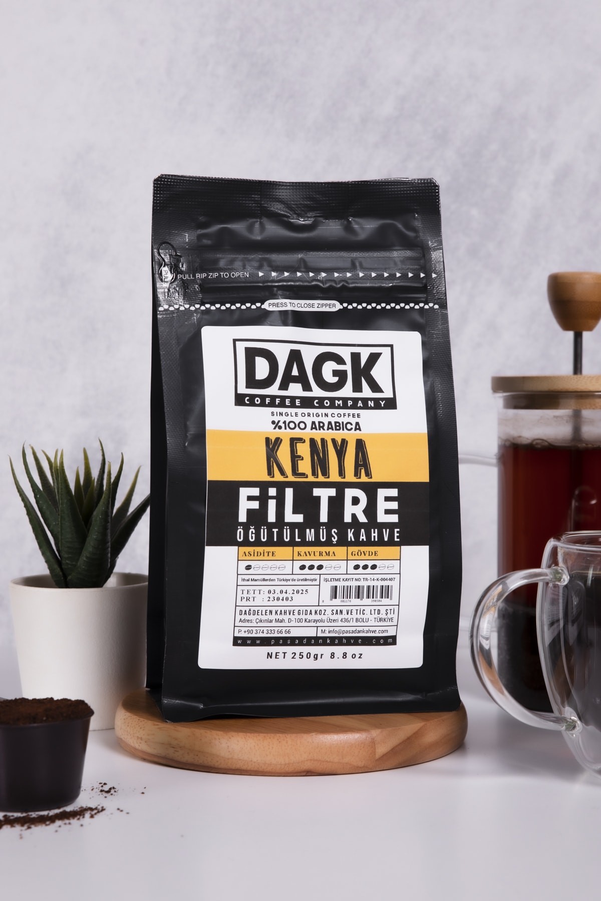 Filtre Kahve Kenya 250gr Öğütülmüş