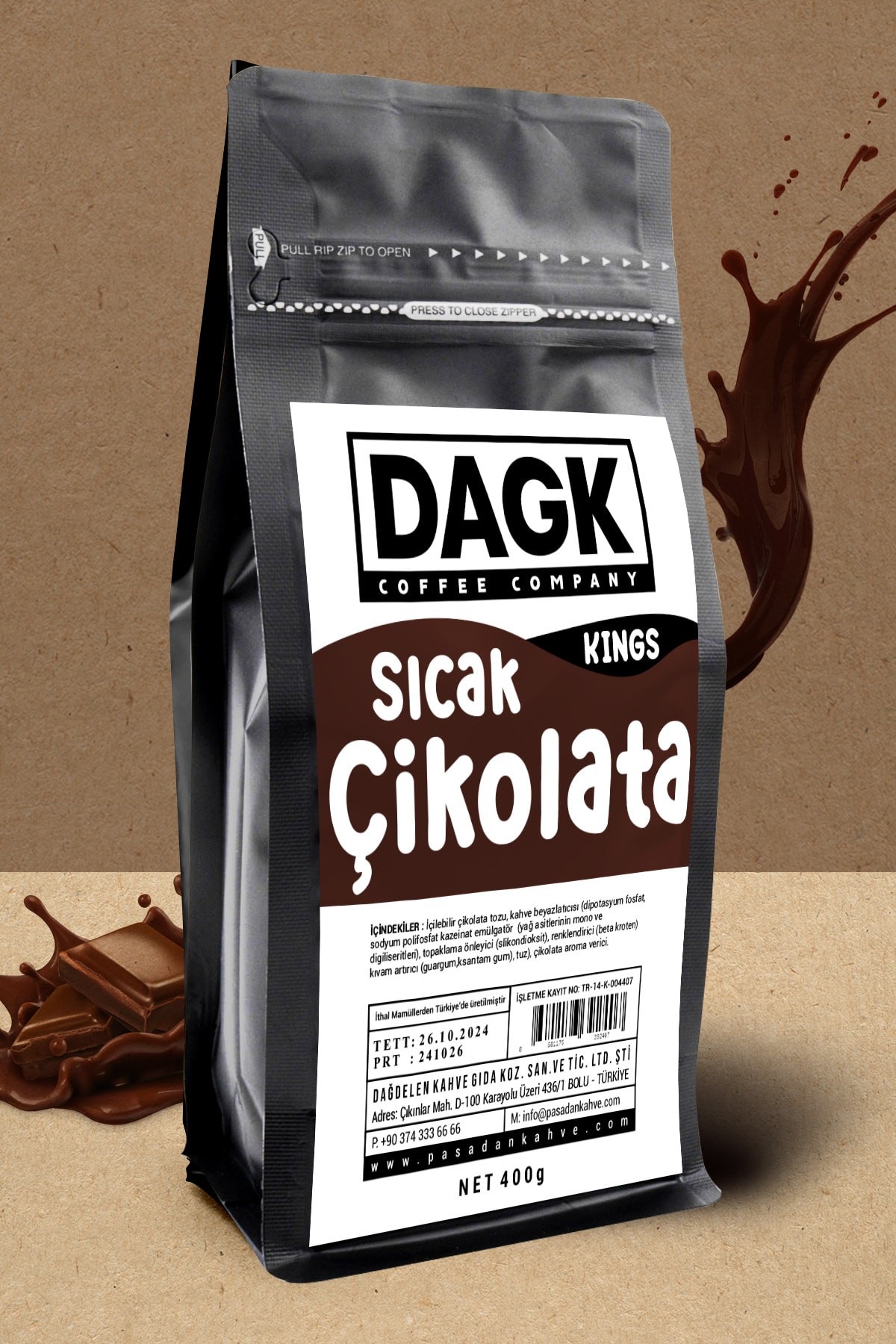 Sıcak Çikolata Kings 400g