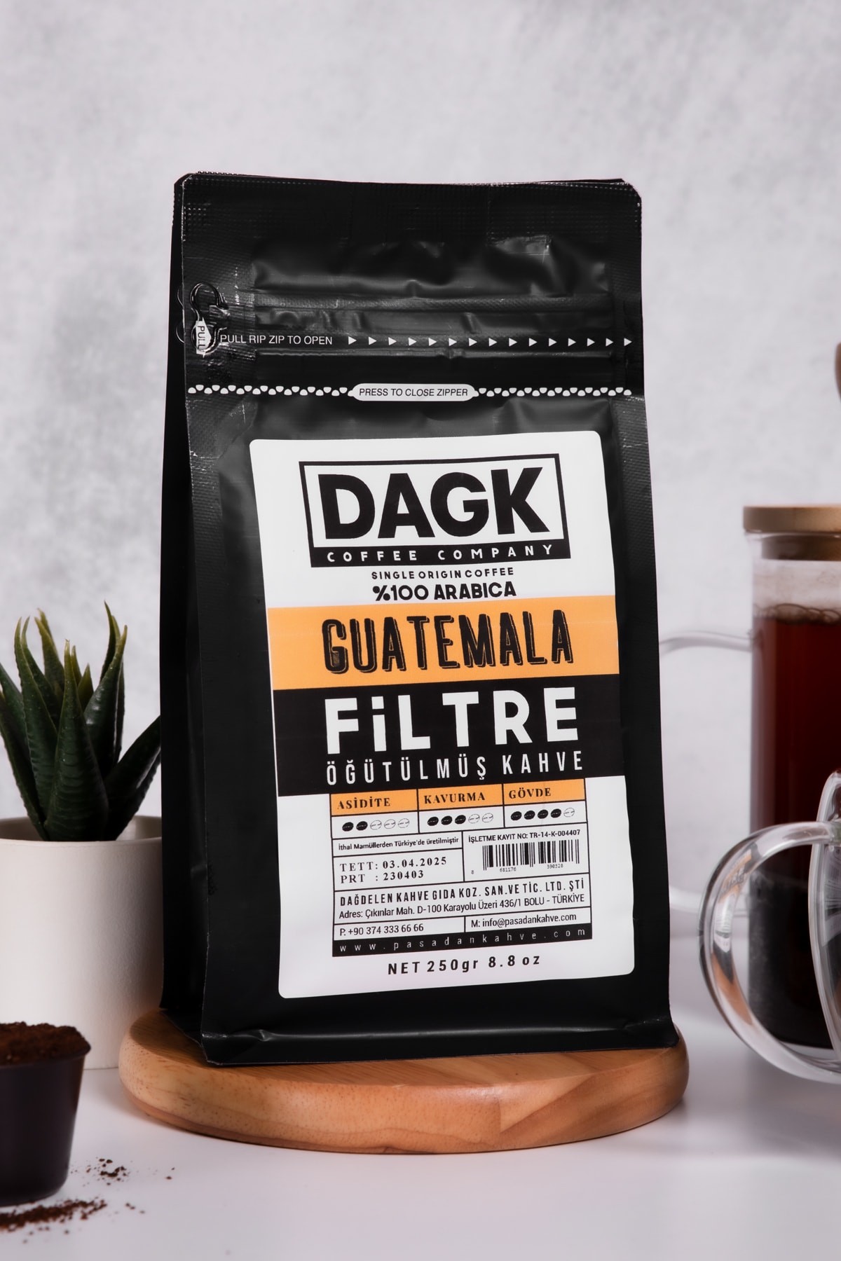 Filtre Kahve Guatemala 250gr Öğütülmüş