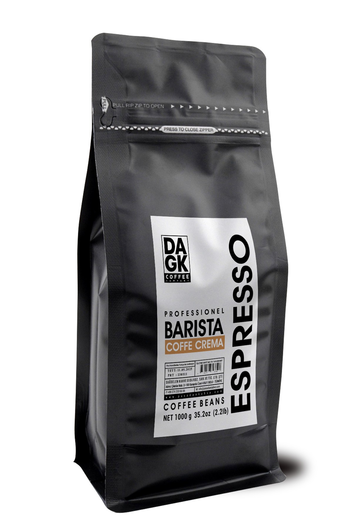 Barista Caffe Crema Espresso Çekirdek Kahve 1000 G