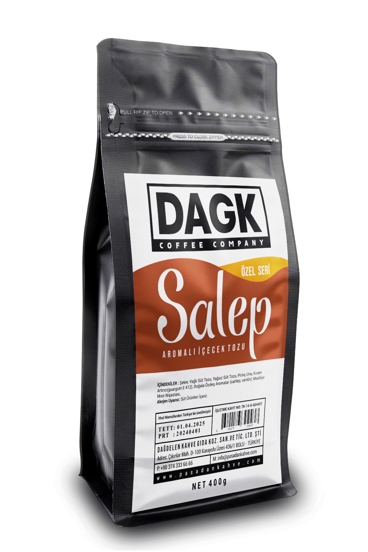 Salep Özel Seri 400g (AROMALI TOZ İÇECEK)
