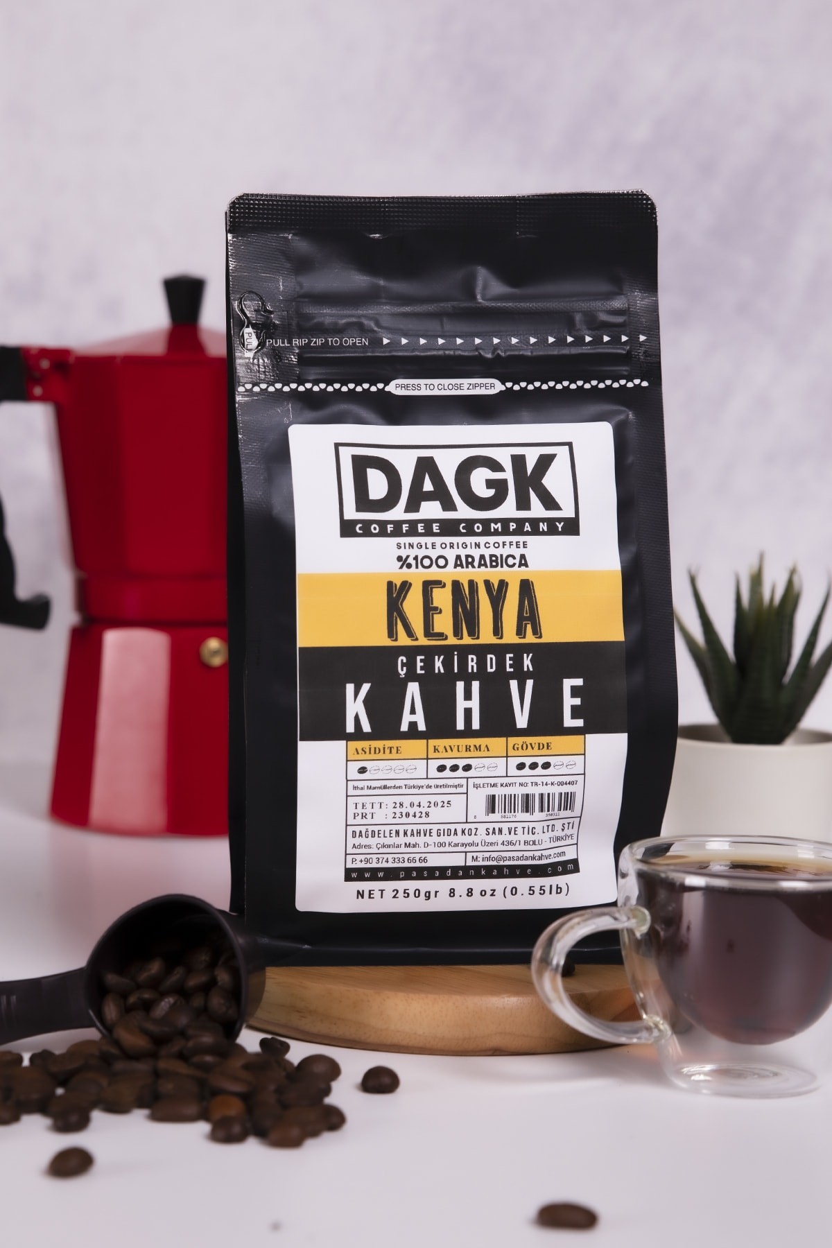 Kenya Çekirdek Kahve 250gr