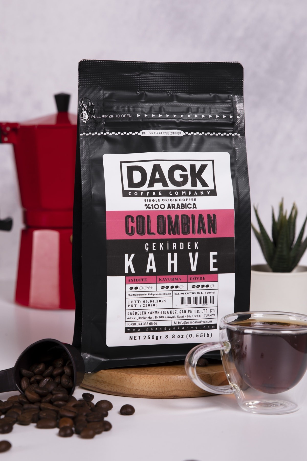 Colombian Çekirdek Kahve 250gr