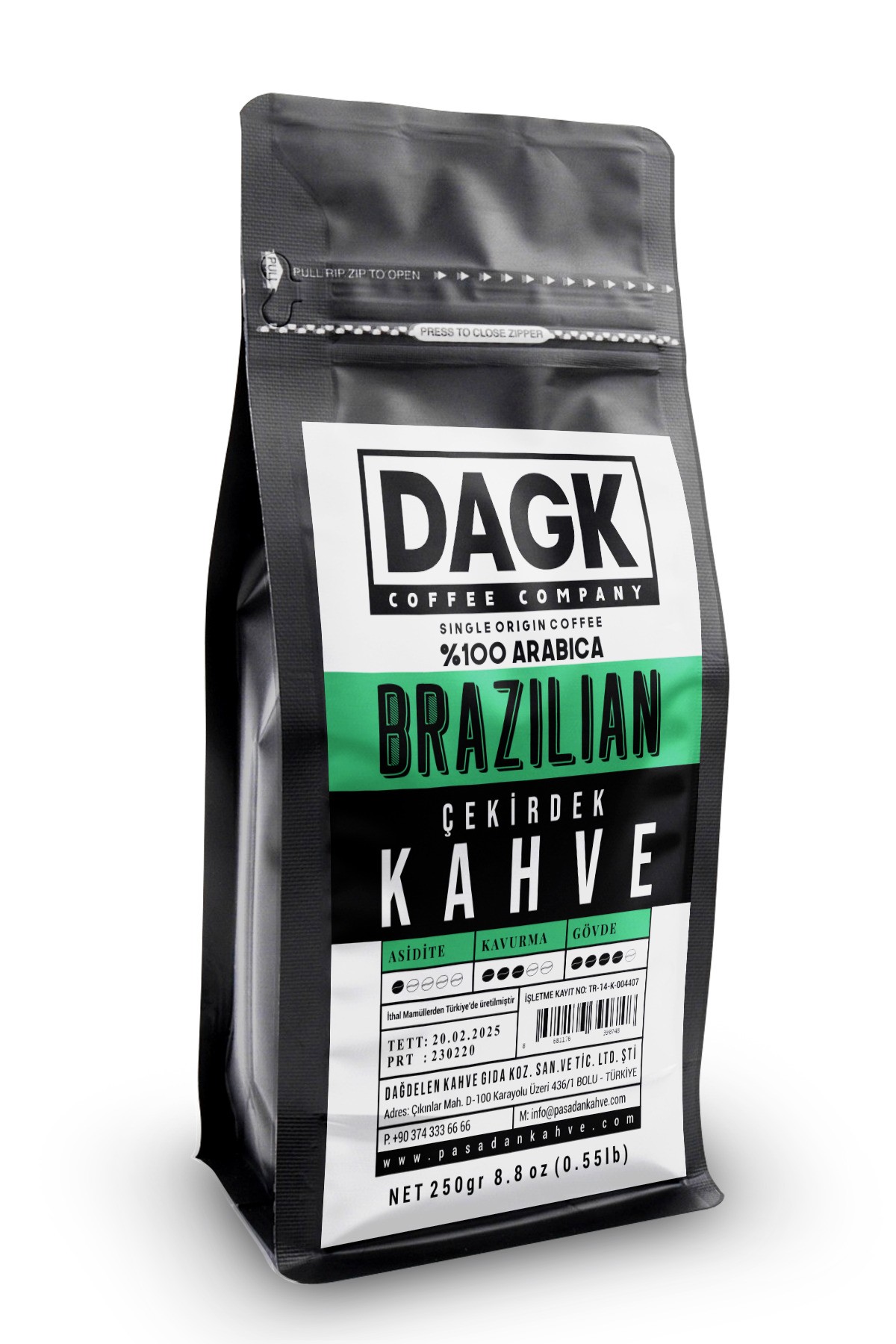 Brazilian Çekirdek Kahve 250gr