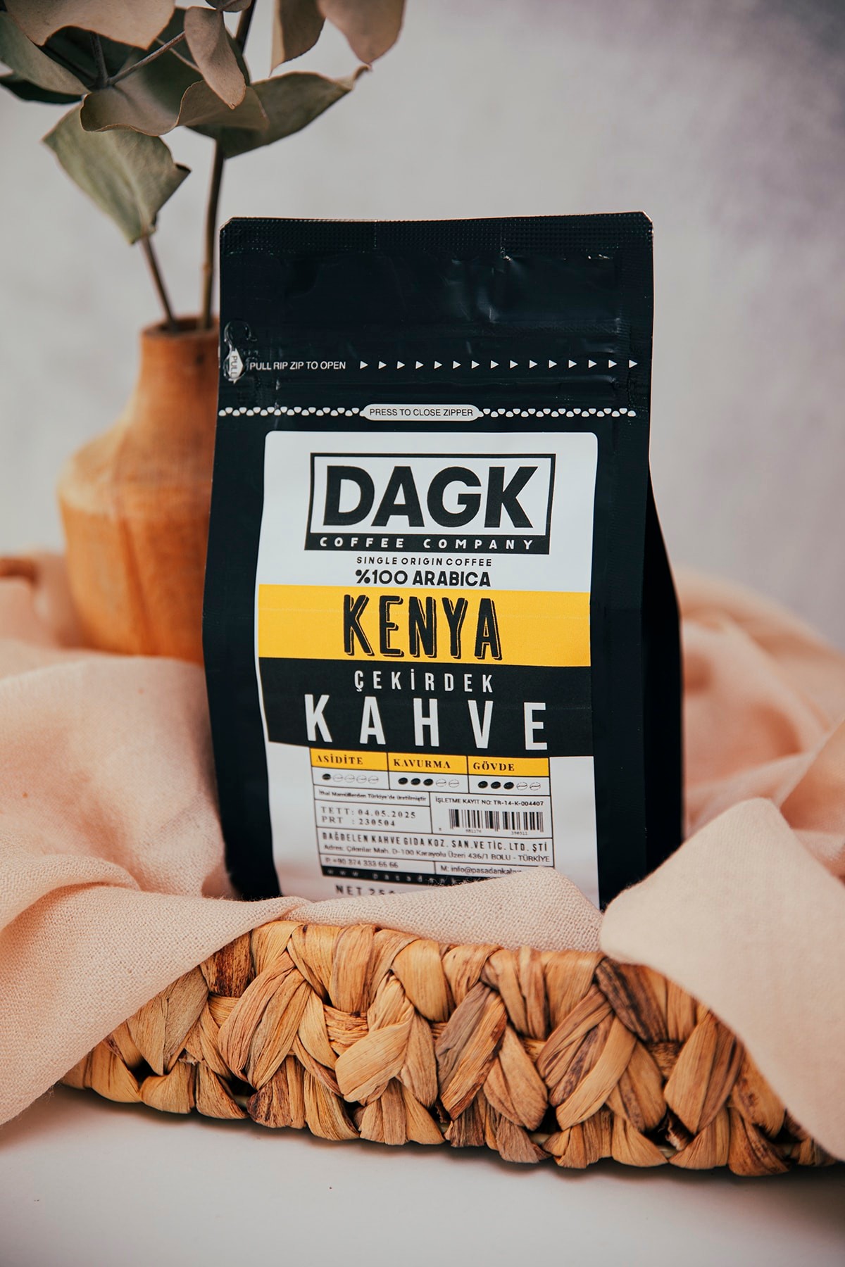 Kenya Çekirdek Kahve 250gr