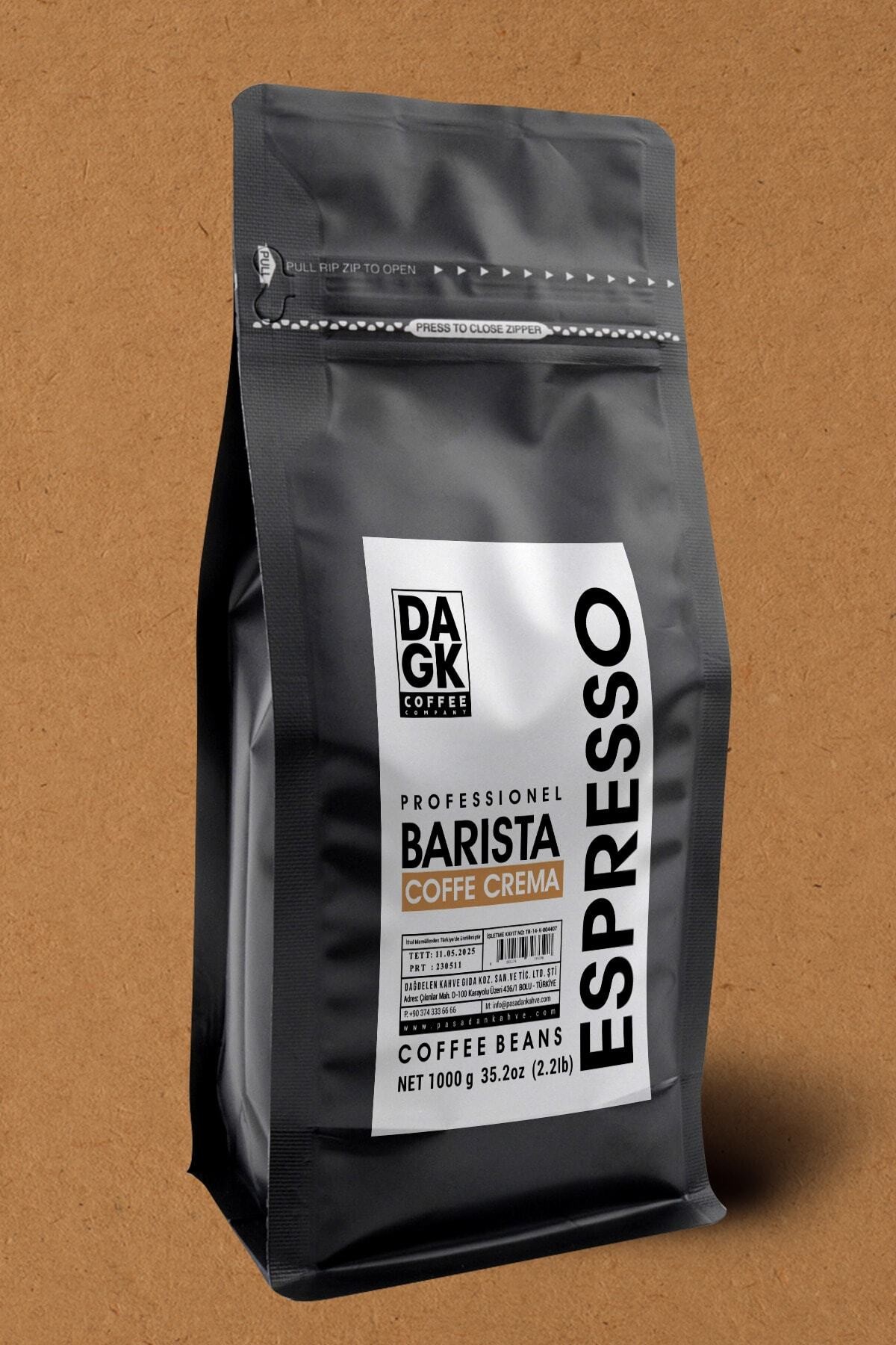 Barista Caffe Crema Espresso Çekirdek Kahve 1000 G