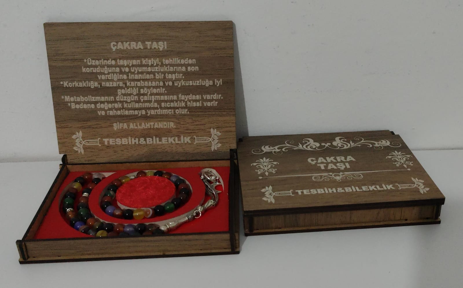 Çakra Taşı Tesbih Bileklik Seti 