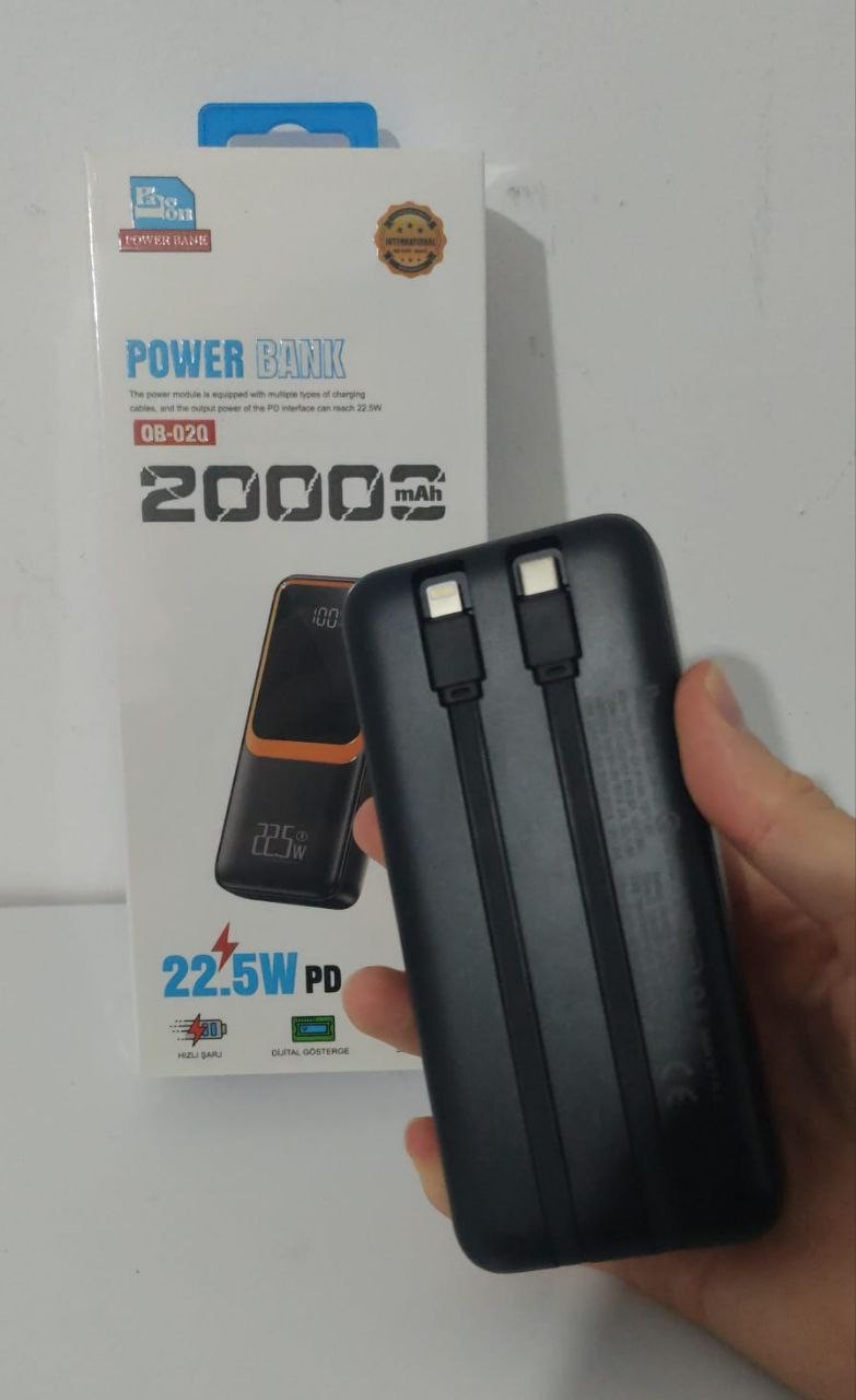 20000 Mah Hızlı Şarj Powerbank
