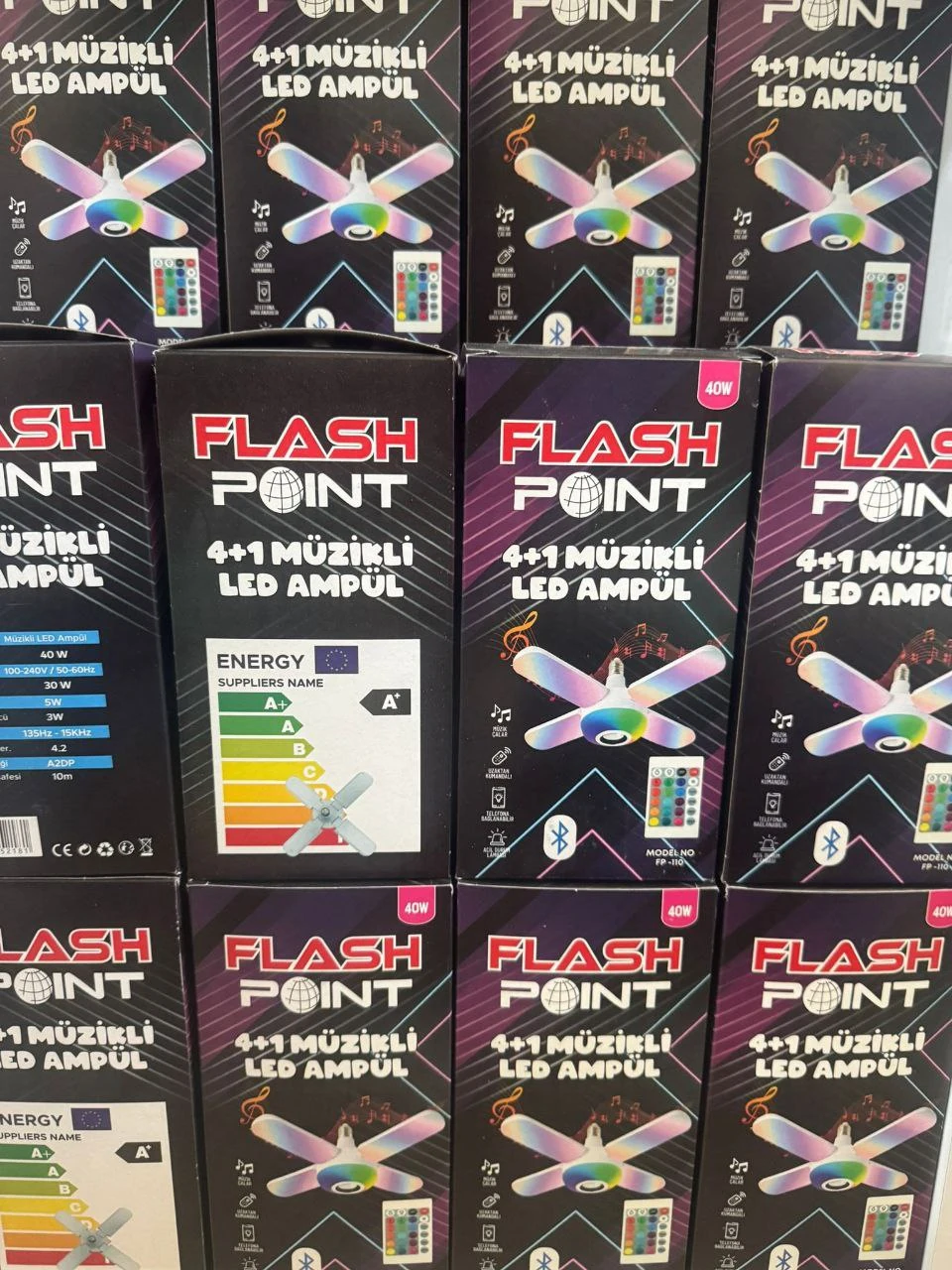 Flash Point 4+1 Müzikli Led Ampül
