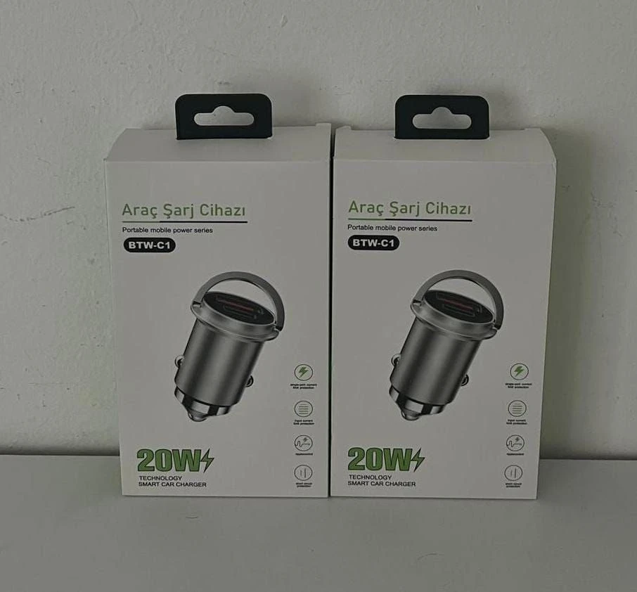 Metal Araç Çakmaklık Şarj Aleti