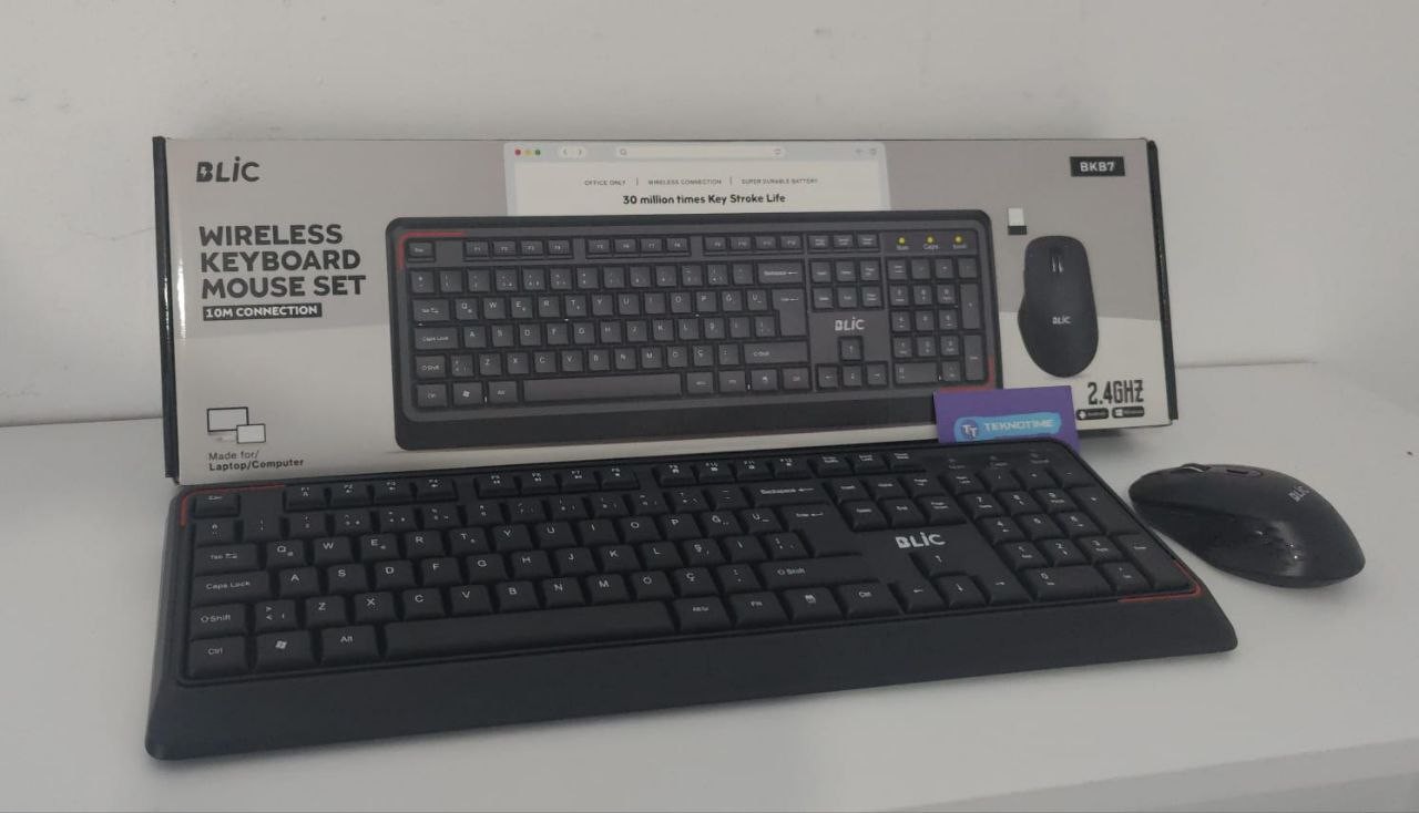 Kablosuz Klavye Mouse Seti