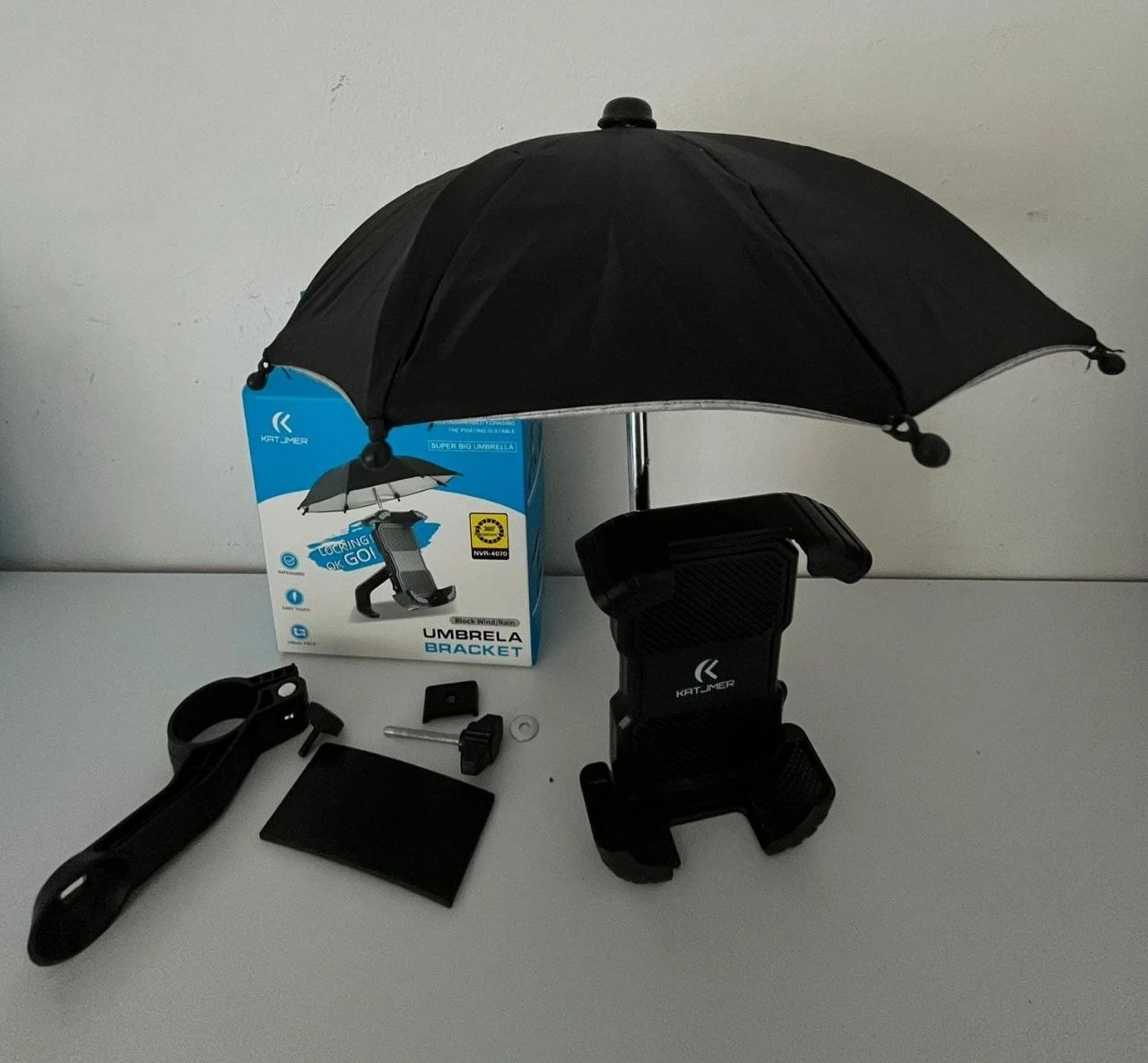 Güneşlikli Bisiklet Telefon Tutucu