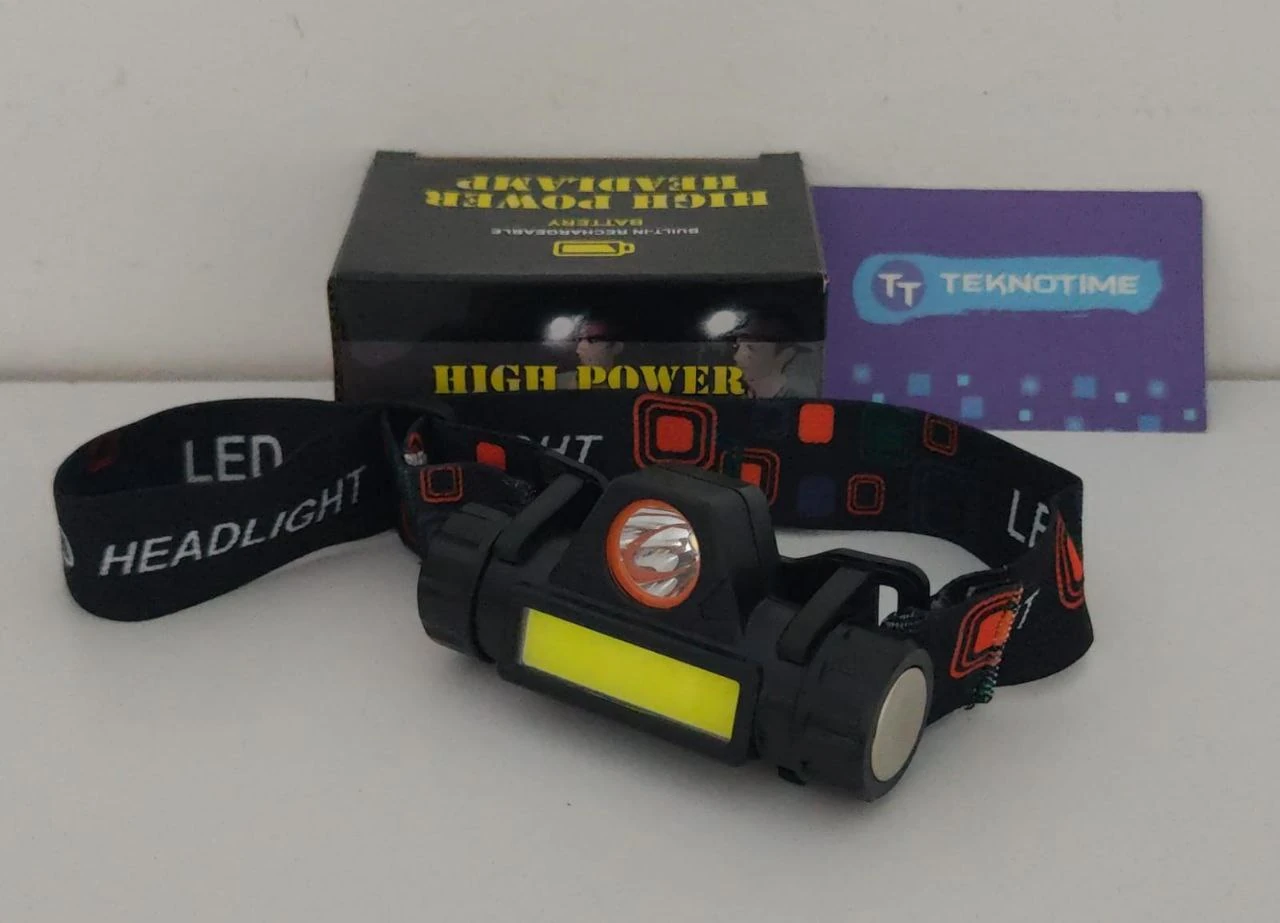 3W Ledli Şarjlı Kafa Lambas