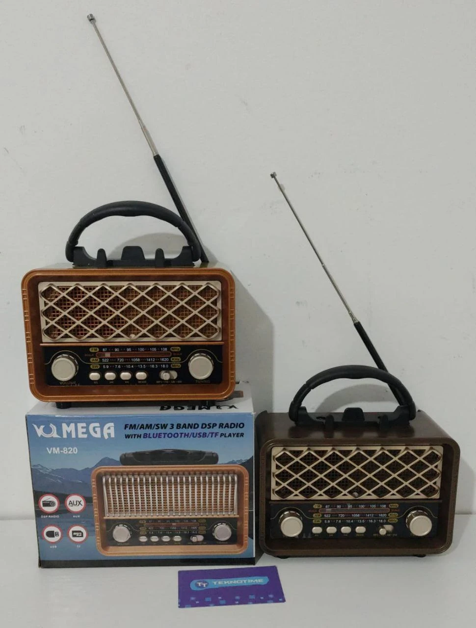 Nostalji Radyo Bluetooth Hoparlör Usb-sd Kart Giriş VM-821