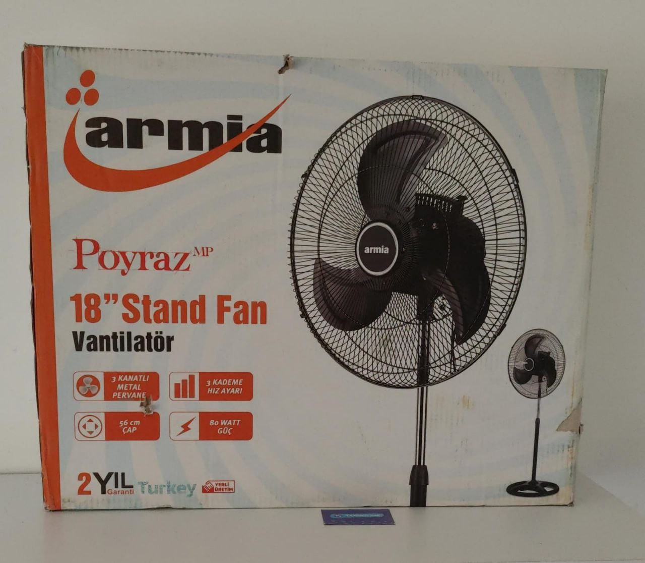 Armia 80 watt Vantilatör