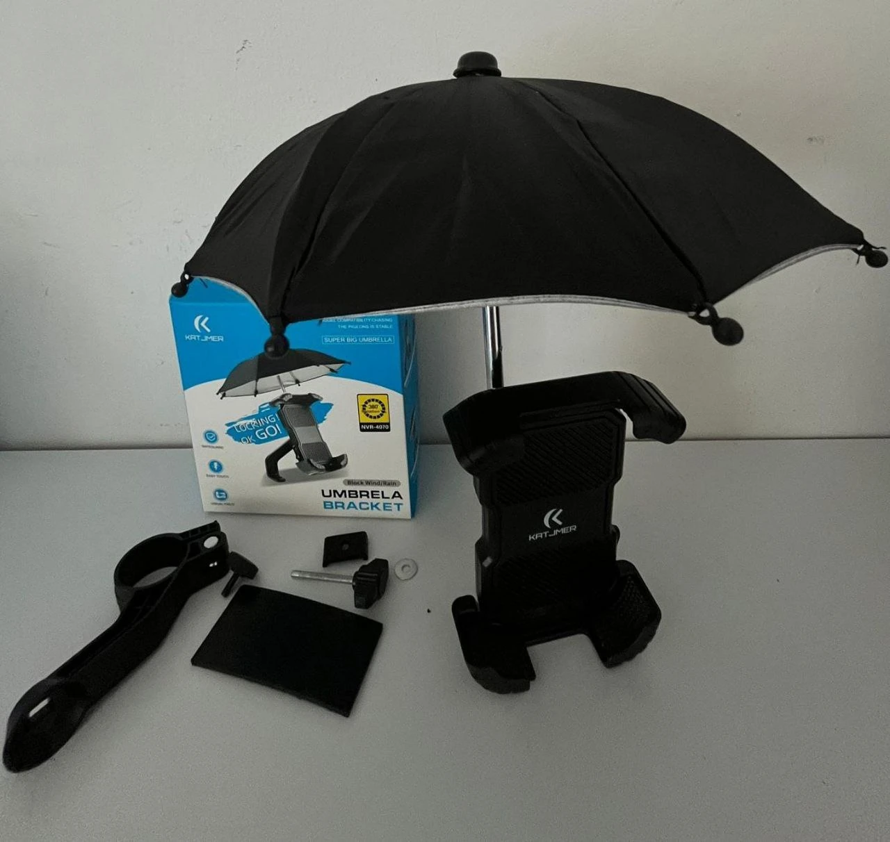 Güneşlikli Bisiklet Telefon Tutucu