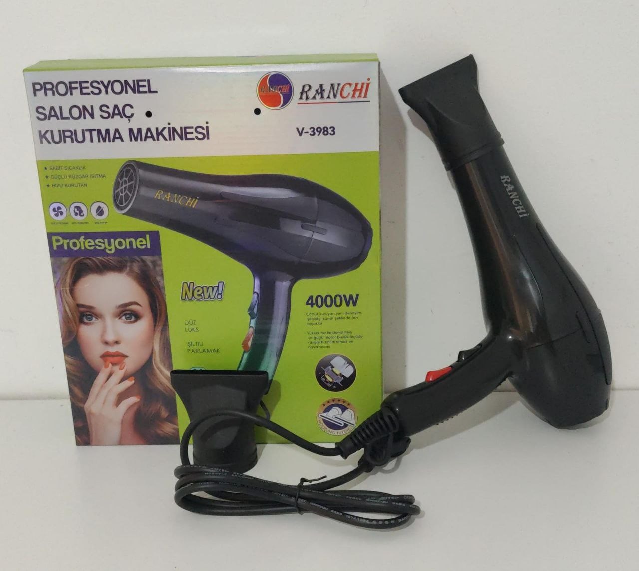 Ranchi V3983 Saç Kurutma Makinesi
