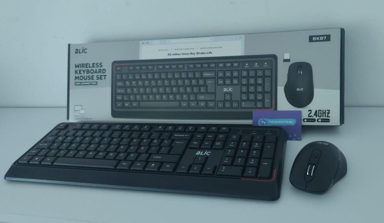 Kablosuz Klavye Mouse Seti