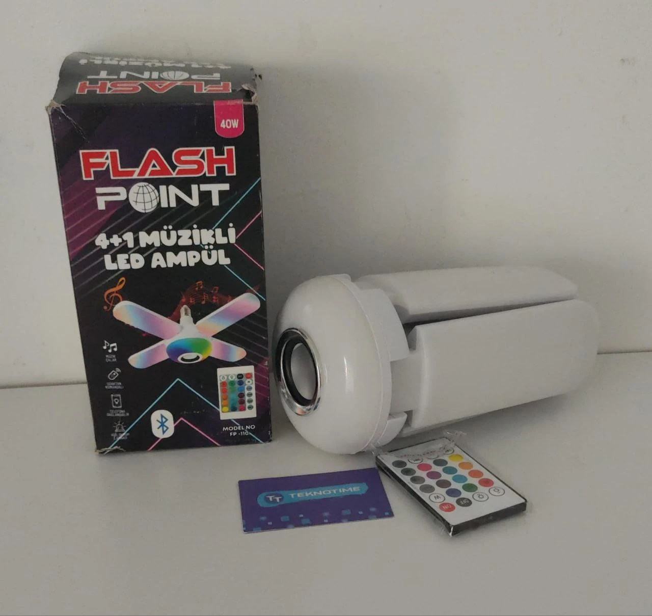 Flash Point 4+1 Müzikli Led Ampül