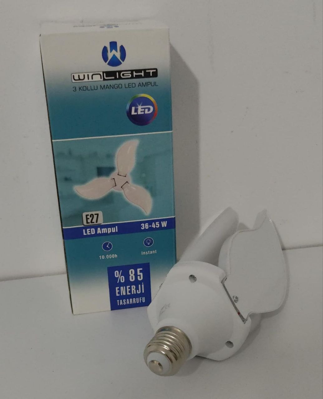 3kollu Mango LED Ampül Yüzde 85 enerji tasarruflu