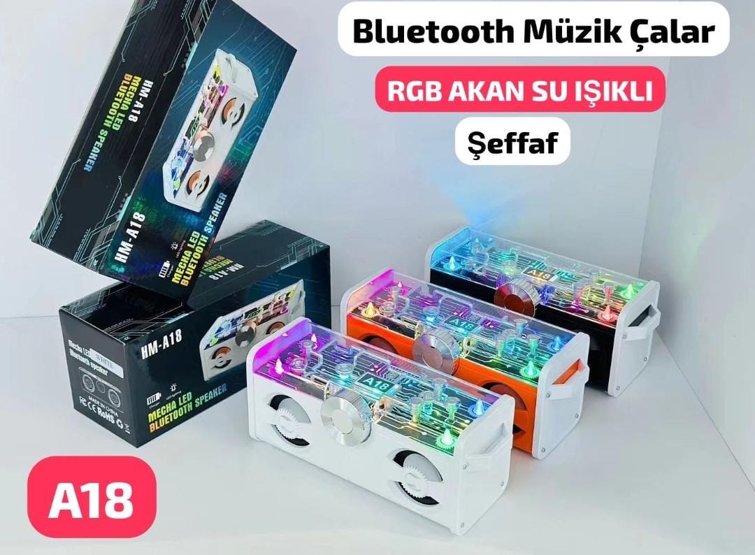 Hm-A18 Rgb Bluetooth Hoparlör