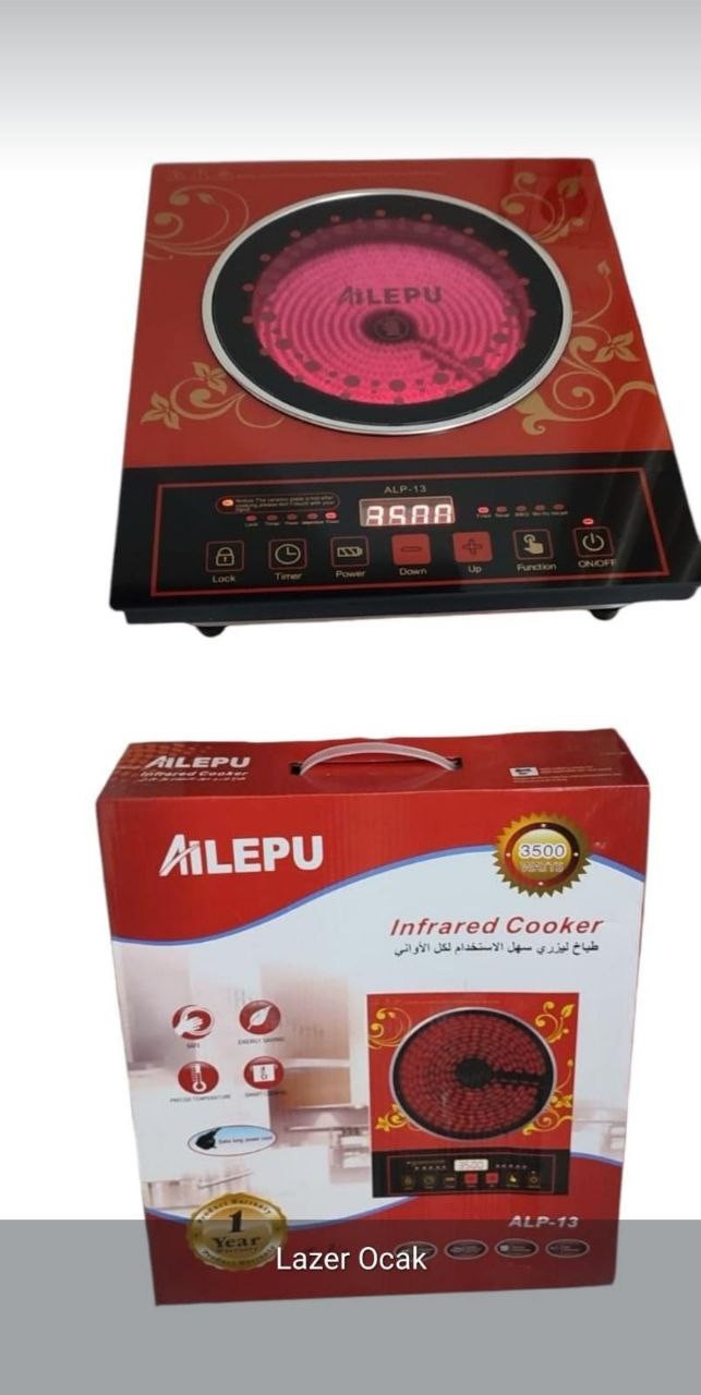 Ailepu Alp13 Elektrikli Ocak 3500 watt El yakmaz