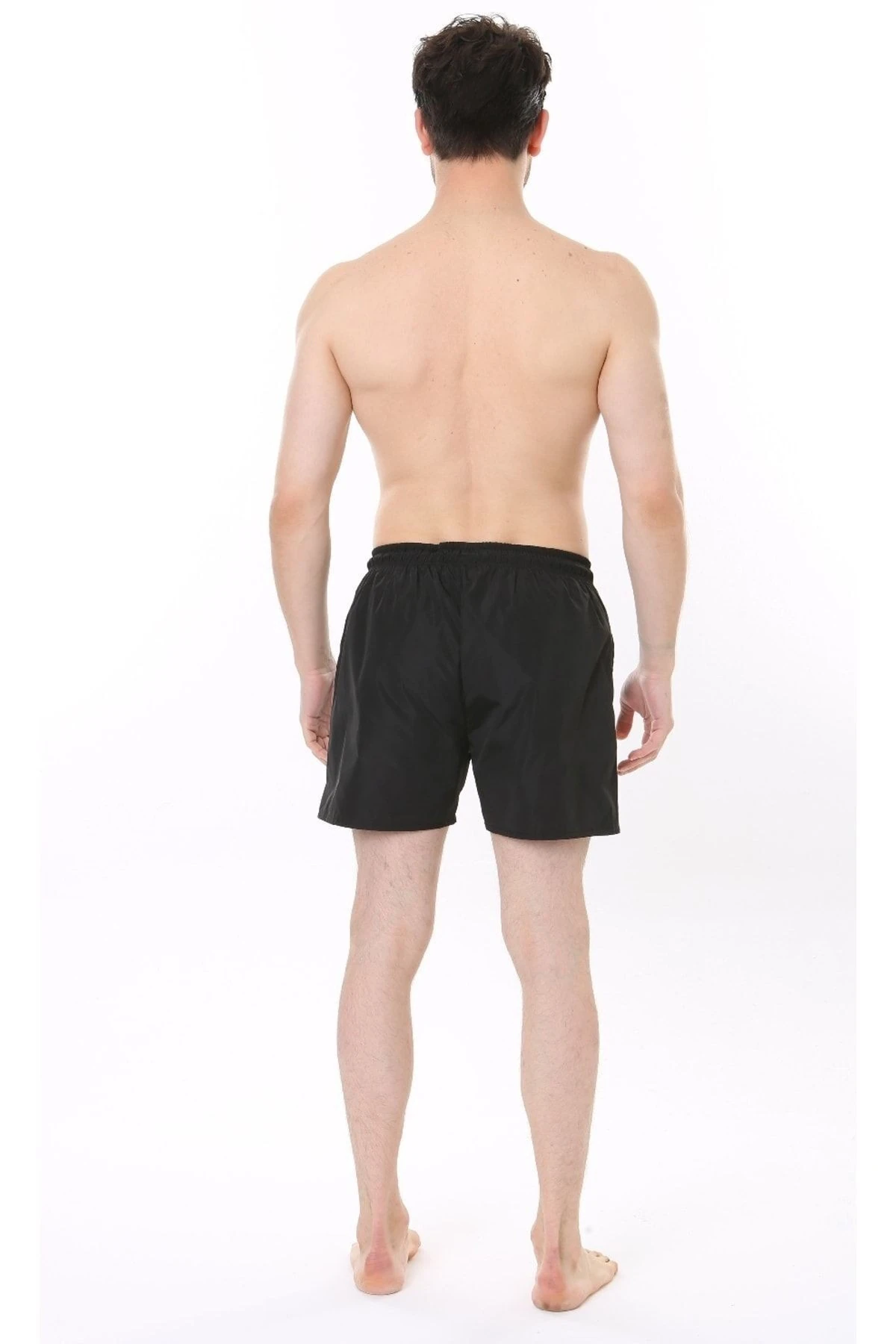 Erkek Rahat Kalıp Plaj & Deniz Shortu Yandan Cepli Fileli