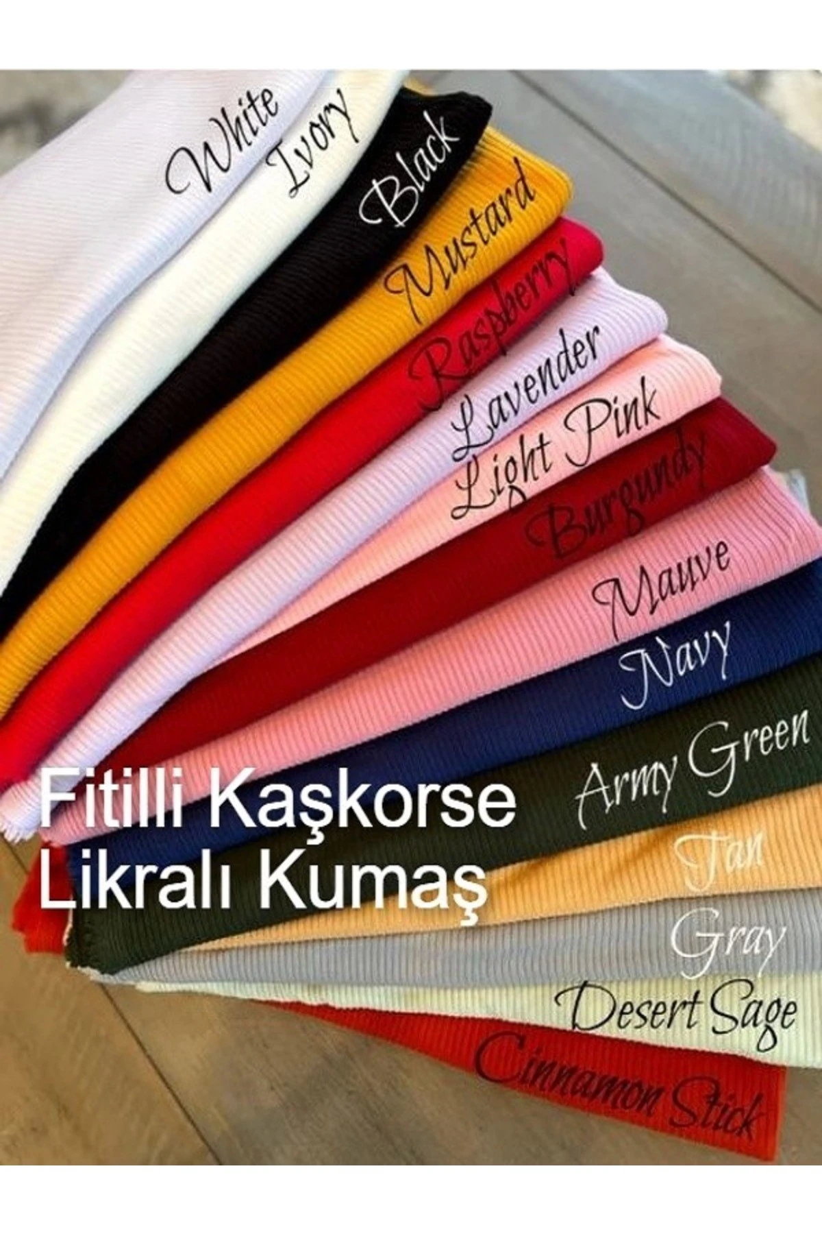 Basıc Tshirt, Fitilli Kaşkorse Kumaş