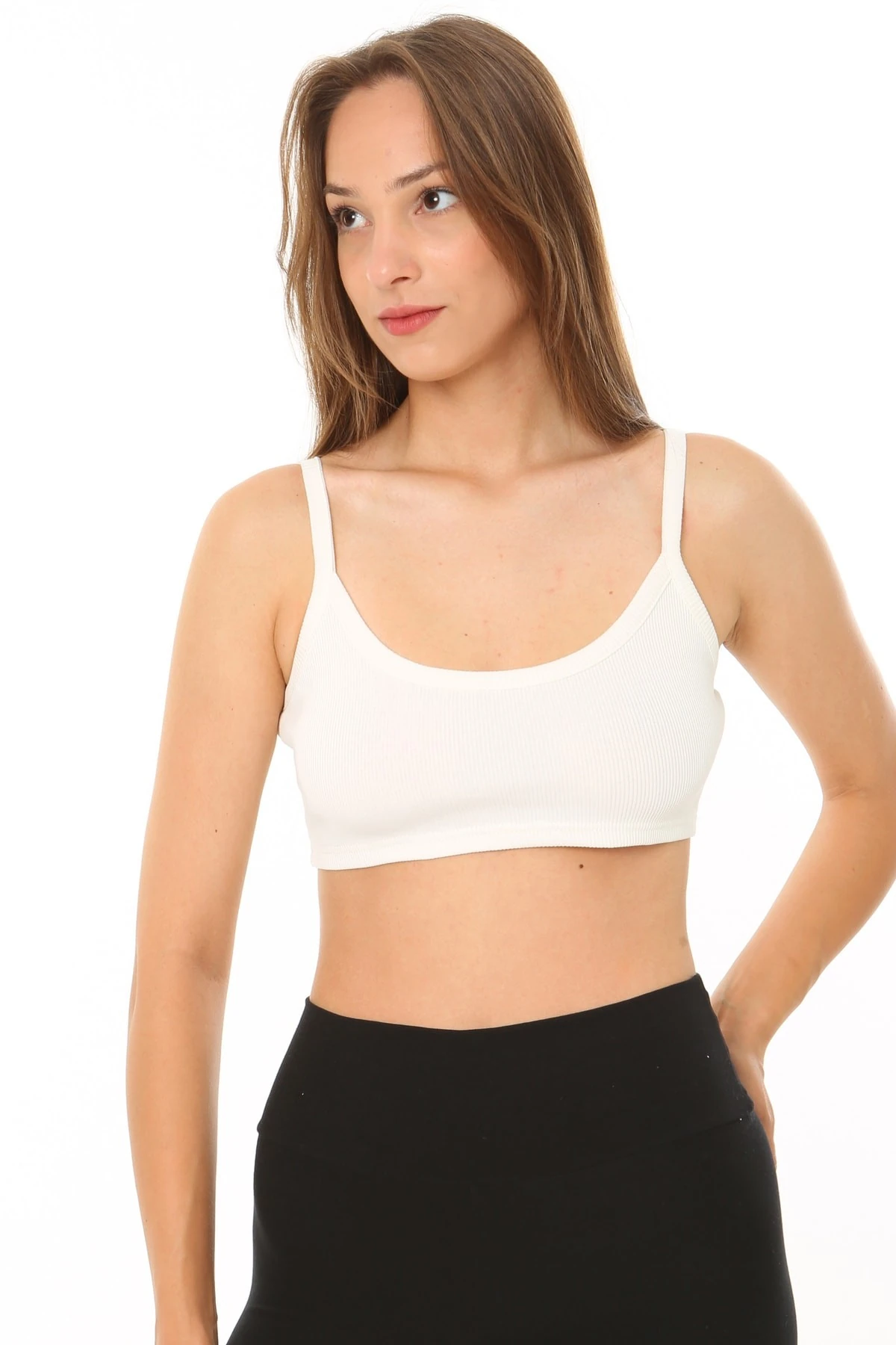 Kadın Askılı Bra Fitilli Kaşkorse