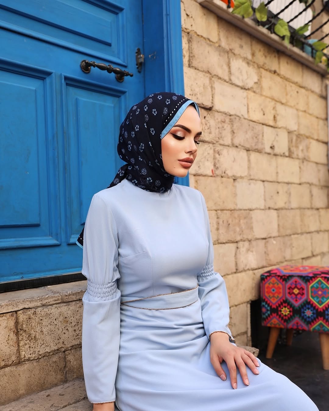 İran İpeği Gül Desen