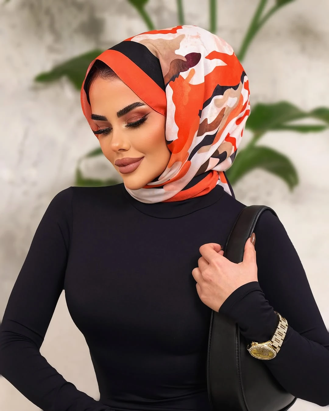 İran İpeği Ebru Desen