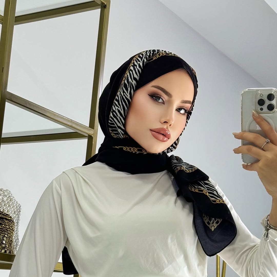 İran İpeği Zebra Desen