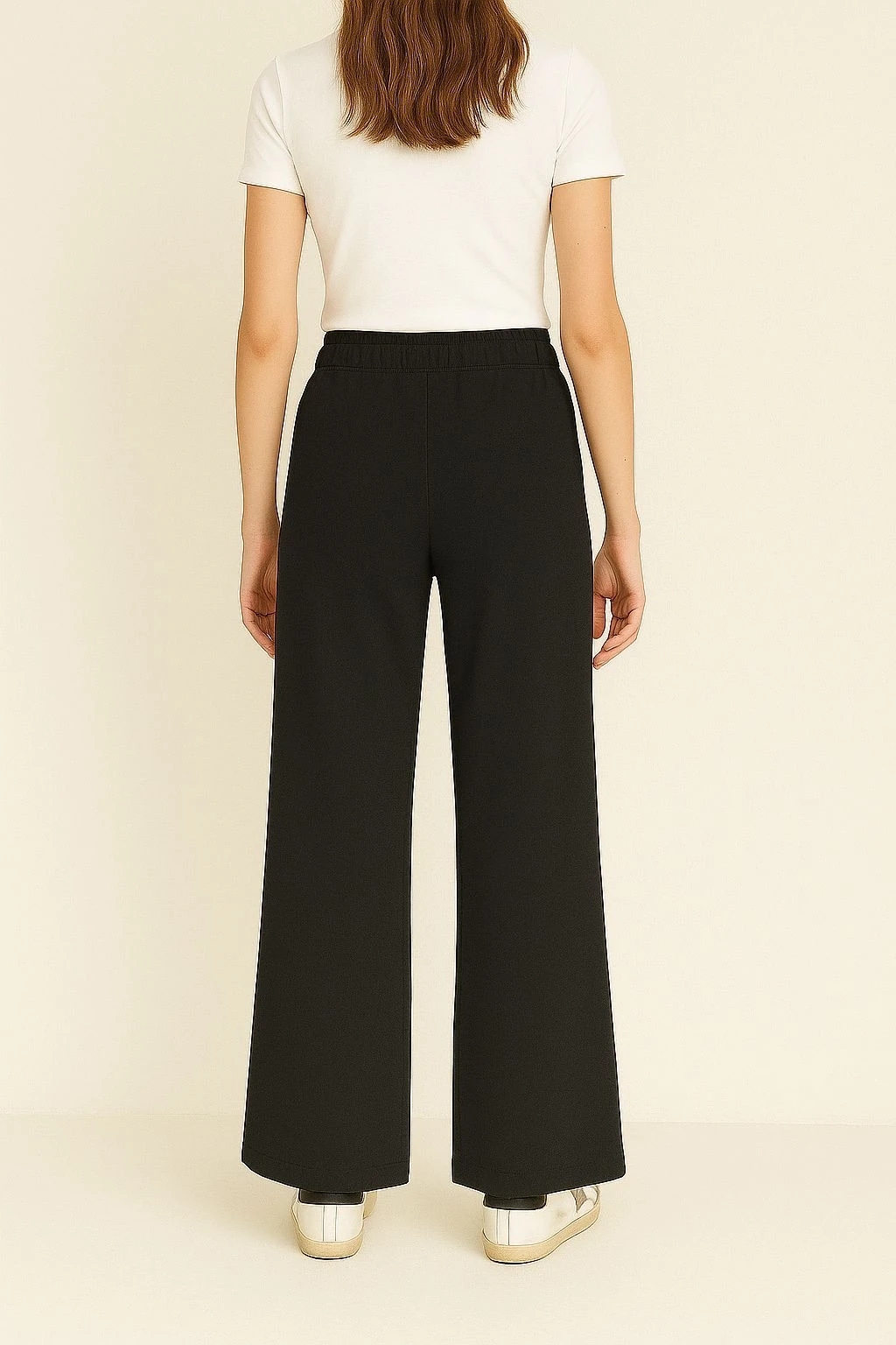 Premium Kumaş Yüksel Bel Pantolon Siyah