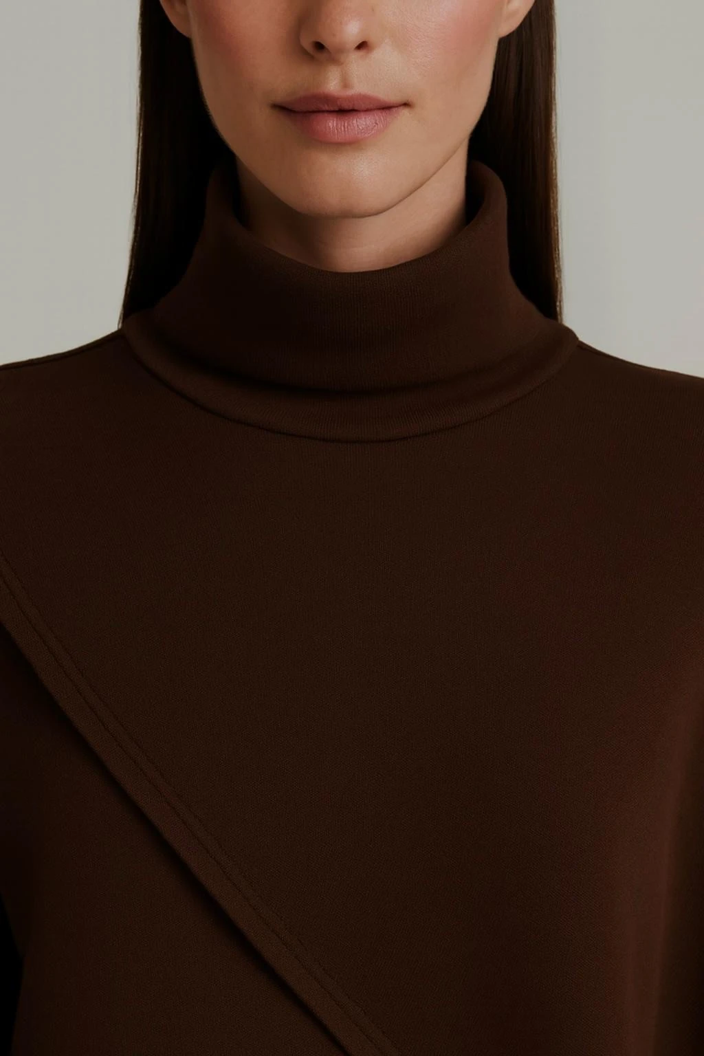 TAKIM Pelerin detaylı bluz pantolon takım premium kumaş