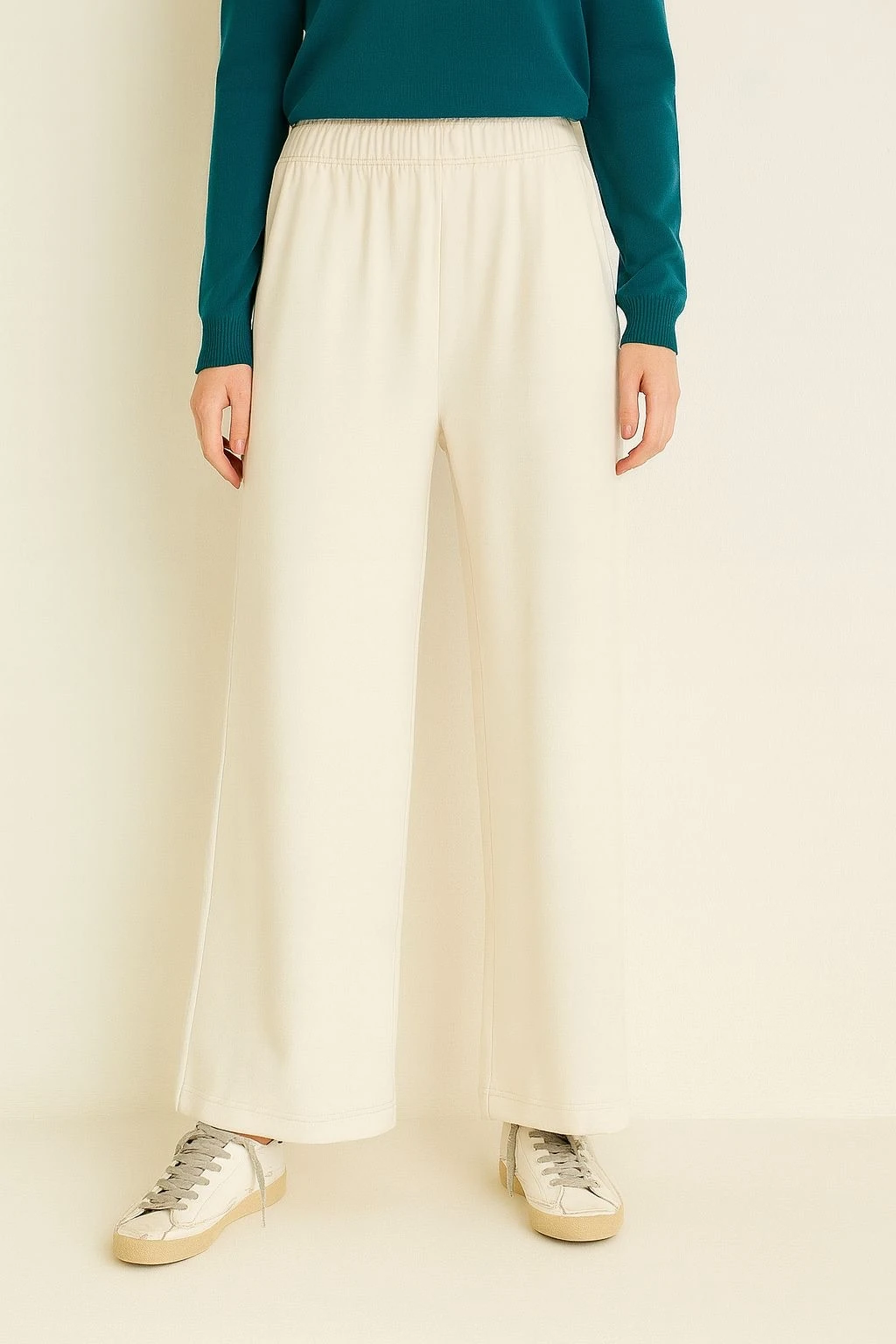 Premium Kumaş Pantolon Ekru Renk