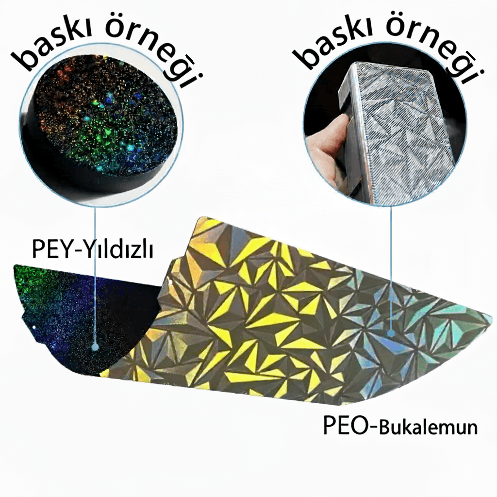 Bambu Lab A1 Mini Uyumlu Desenli Manyetik Çelik PEY-PEO Tabla
