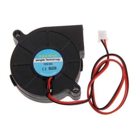 50x50x20 mm Salyangoz Fan - 3D Yazıcı DC Fan - 12V 0.2A