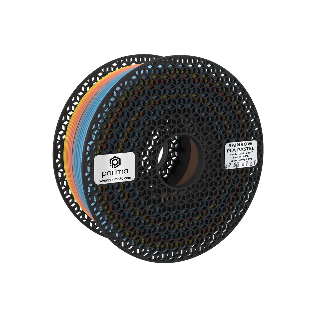Porima Rainbow PLA Pastel Filament